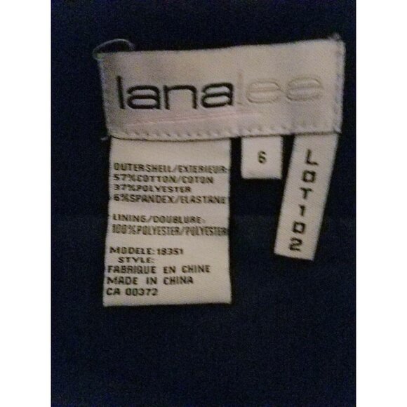 Lana Lee Womens Pencil Modest Skirt Black Size 6 - Picture 3 of 4